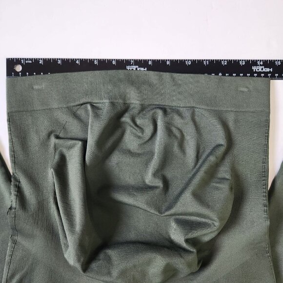 BLANQI Everyday Maternity Belly Support Seamless Leggings Size‎ XL Green Tagless - Picture 5 of 8